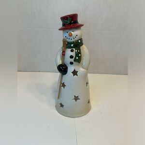 Snowman Tealight candle‎ holder-Home Decor- Christmas